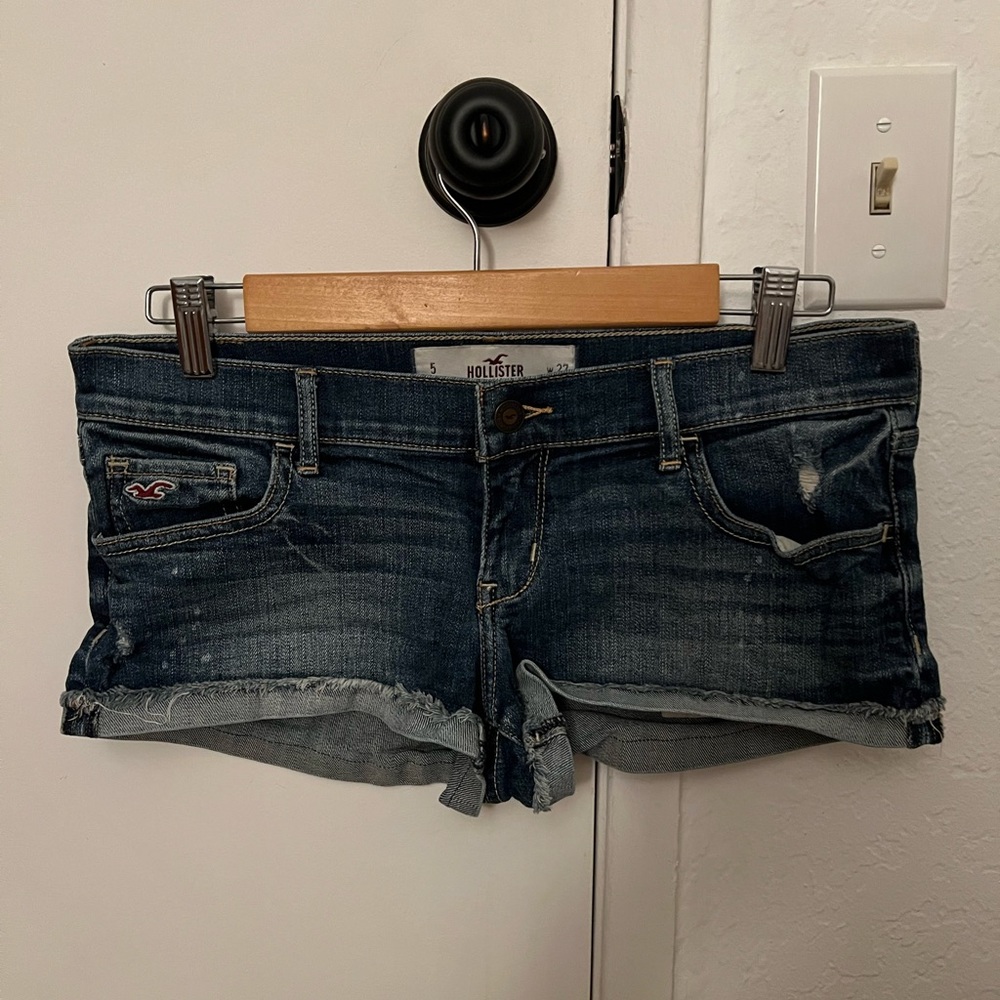 Hollister Light Blue Jean Shorts Size 5